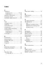 Предварительный просмотр 37 страницы V-ZUG GK46TIAC Operating Instructions Manual