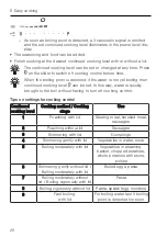 Preview for 26 page of V-ZUG GK46TIAKS Operating Instructions Manual