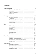 Предварительный просмотр 3 страницы V-ZUG GK46TIAS Operating Instructions Manual