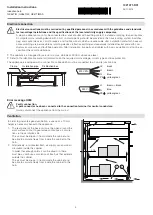 Предварительный просмотр 3 страницы V-ZUG GK46TIM Series Installation Instructions Manual