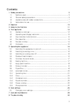 Предварительный просмотр 3 страницы V-ZUG GK47TIMAS Series Operating Instructions Manual