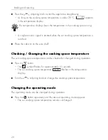 Preview for 20 page of V-ZUG Hotair SL Operating Instructions Manual