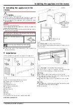 Предварительный просмотр 7 страницы V-ZUG Komfort 60i Installation Instructions Manual