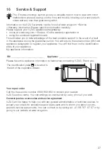 Предварительный просмотр 27 страницы V-ZUG Magnum Operating Instructions Manual