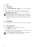 Предварительный просмотр 12 страницы V-ZUG Mistral Operating Instructions Manual