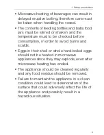 Preview for 9 page of V-ZUG Miwell-Combi MWC-SL Operating Instructions Manual