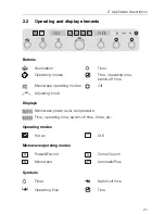 Предварительный просмотр 21 страницы V-ZUG Miwell-Combi MWC-SL Operating Instructions Manual