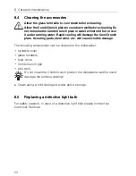 Preview for 54 page of V-ZUG Miwell-Combi MWC-SL Operating Instructions Manual