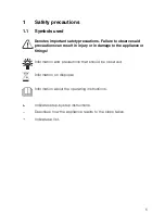 Preview for 5 page of V-ZUG Miwell-Combi SL MWC-SL Operating Instructions Manual