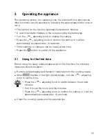 Preview for 25 page of V-ZUG Miwell-Combi SL MWC-SL Operating Instructions Manual