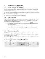 Предварительный просмотр 22 страницы V-ZUG Miwell S Operating Instructions Manual