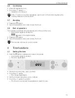 Preview for 15 page of V-ZUG Miwell V400 Operating Instructions Manual