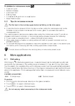 Preview for 15 page of V-ZUG Miwell V600 38 Operating Instructions Manual