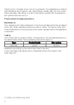 Preview for 2 page of V-ZUG MWCXSL60g Operating Instructions Manual