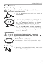 Preview for 17 page of V-ZUG MWCXSL60g Operating Instructions Manual