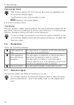 Предварительный просмотр 46 страницы V-ZUG MWCXSL60g Operating Instructions Manual