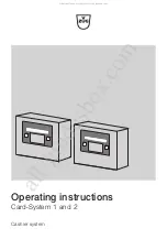 Preview for 1 page of V-ZUG Optima 2 Operating Instructions Manual