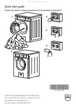 Preview for 24 page of V-ZUG Optima 2 Operating Instructions Manual