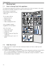 Предварительный просмотр 14 страницы V-ZUG Perfect 60i eco Operating Instructions Manual