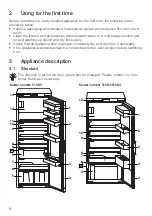 Предварительный просмотр 8 страницы V-ZUG Perfect 60i Operating Instructions Manual