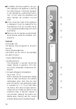 Предварительный просмотр 40 страницы V-ZUG Prestige Operating Instructions Manual