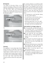 Предварительный просмотр 44 страницы V-ZUG Prestige Operating Instructions Manual