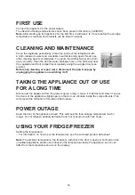 Preview for 16 page of V-ZUG Prima 60i Instructions For Use Manual