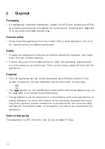 Предварительный просмотр 14 страницы V-ZUG REFRESH-BUTLER Operating Instructions Manual