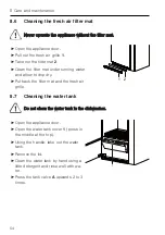 Предварительный просмотр 54 страницы V-ZUG REFRESH-BUTLER Operating Instructions Manual