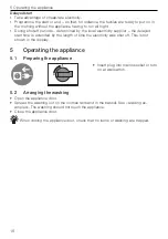 Предварительный просмотр 16 страницы V-ZUG RefreshButler V6000 Operating Instructions Manual
