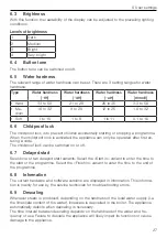 Предварительный просмотр 27 страницы V-ZUG RefreshButler V6000 Operating Instructions Manual