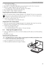 Предварительный просмотр 39 страницы V-ZUG S4T-23026 Operating Instructions Manual