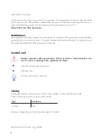 Предварительный просмотр 2 страницы V-ZUG Supremo SL Operating Instructions Manual