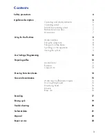 Предварительный просмотр 3 страницы V-ZUG Supremo SL Operating Instructions Manual