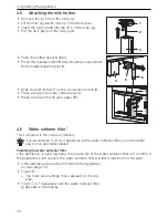 Предварительный просмотр 16 страницы V-ZUG Supremo XSL Operating Instructions Manual