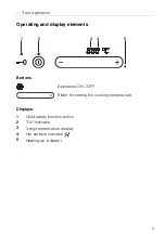 Предварительный просмотр 9 страницы V-ZUG Teppan Yaki Operating Instructions Manual