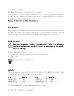 Предварительный просмотр 2 страницы V-ZUG Toptronic Operating Instructions Manual