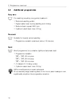 Preview for 16 page of V-ZUG Unimatic S 287 Operating Instructions Manual