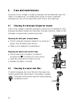 Предварительный просмотр 36 страницы V-ZUG Unimatic S 287 Operating Instructions Manual