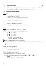 Preview for 12 page of V-ZUG Unimatic S Operating Instructions Manual