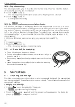 Предварительный просмотр 22 страницы V-ZUG Unimatic S Operating Instructions Manual