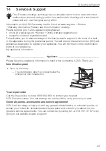 Предварительный просмотр 43 страницы V-ZUG Unimatic S Operating Instructions Manual