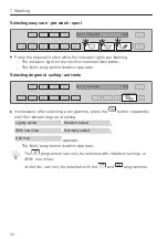 Предварительный просмотр 34 страницы V-ZUG Unimatic T Operating Instructions Manual