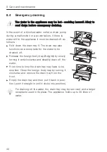 Предварительный просмотр 46 страницы V-ZUG Unimatic T Operating Instructions Manual