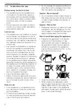 Preview for 6 page of V-ZUG Unimatic TL WP Operating Instructions Manual