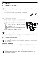 Preview for 16 page of V-ZUG Unimatic TL WP Operating Instructions Manual