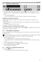 Preview for 21 page of V-ZUG Unimatic TSL WP Operating Instructions Manual