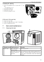 Preview for 23 page of V-ZUG Unimatic TSL WP Operating Instructions Manual