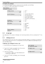 Preview for 22 page of V-ZUG UnimaticDry V4000 User Manual