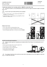 Предварительный просмотр 9 страницы V-ZUG V4000 DualDry Installation Instructions Manual